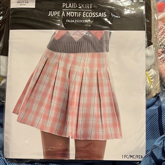 Dresses & Skirts - Plaid Pink Costume Skirt​